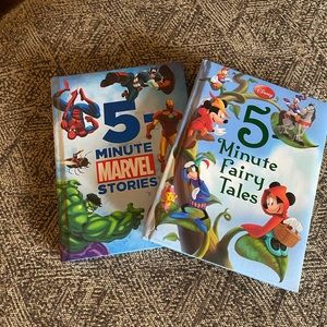 Disney & Marvel 5 Minute Bedtime Stories - Brand New